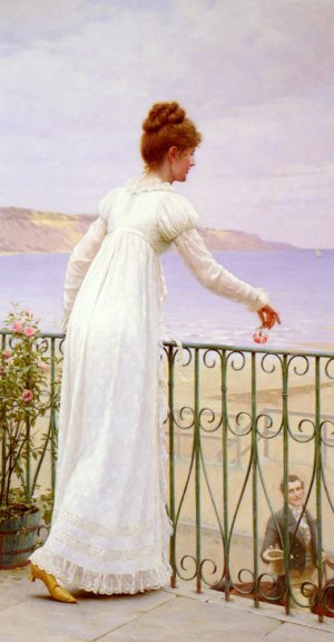 Main Product Photo of A Favour Painting by Edmund Blair Leighton