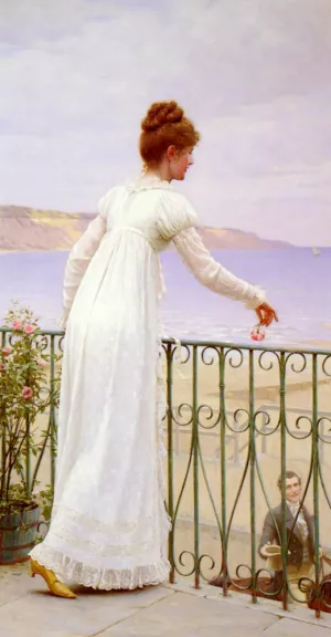 A Favour by Edmund Blair Leighton Oil Painting Reproduction
