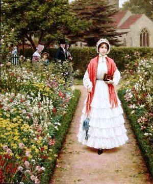 Main Product Photo of After Service Painting by Edmund Blair Leighton
