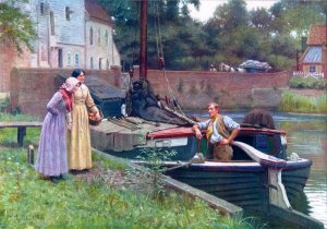 Main Product Photo of Chaff Painting by Edmund Blair Leighton