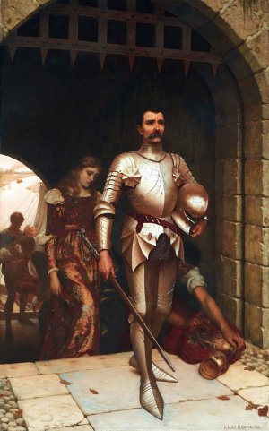 Main Product Photo of Conquest Painting by Edmund Blair Leighton