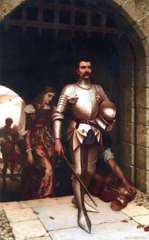 Main Product Photo of Conquest Painting by Edmund Blair Leighton