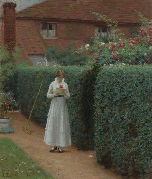 Main Product Photo of Le billet doux Painting by Edmund Blair Leighton