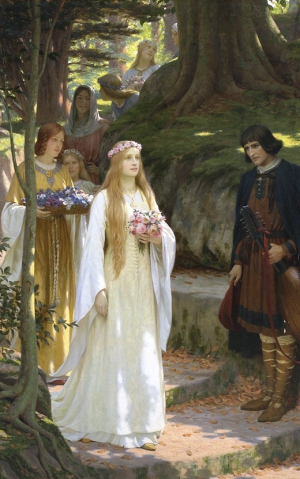 Main Product Photo of My Fair Lady Painting by Edmund Blair Leighton