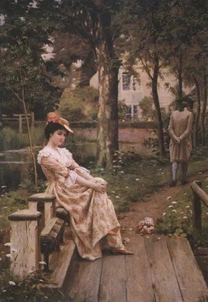 Off by Edmund Blair Leighton - Hand-Painted Oil Painting Reproduction