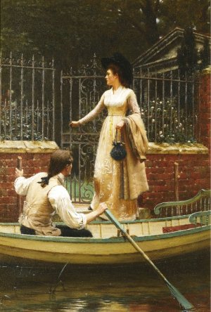 Main Product Photo of The Elopement Painting by Edmund Blair Leighton