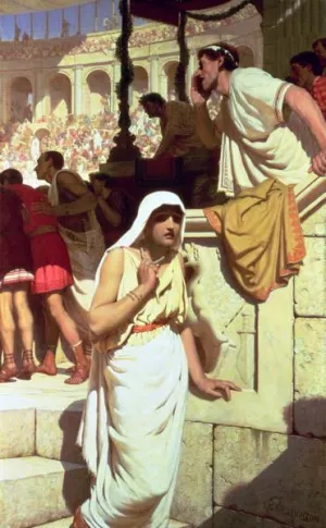 The Gladiator's Wife by Edmund Blair Leighton Oil Painting Reproduction