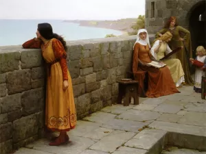 The Hostage by Edmund Blair Leighton Oil Painting Reproduction