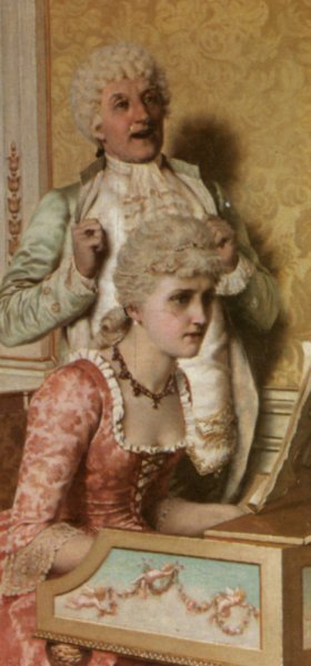 Main Product Photo of The Musical Suitor Painting by Edmund Blair Leighton