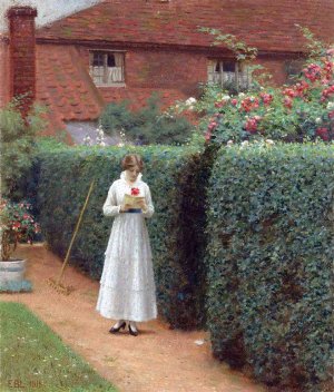 Main Product Photo of The Ticket Painting by Edmund Blair Leighton