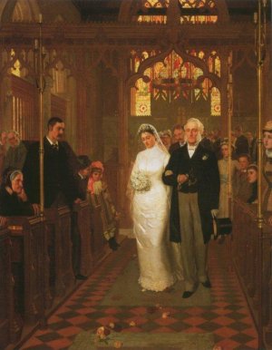 Main Product Photo of Till Death Us Do Part' Painting by Edmund Blair Leighton
