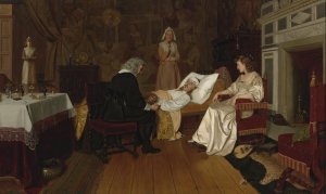 Main Product Photo of Witness my act and seal Painting by Edmund Blair Leighton